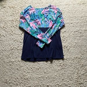 Lilly Pulitzer Finn Top - Bringing Mermaid Back S